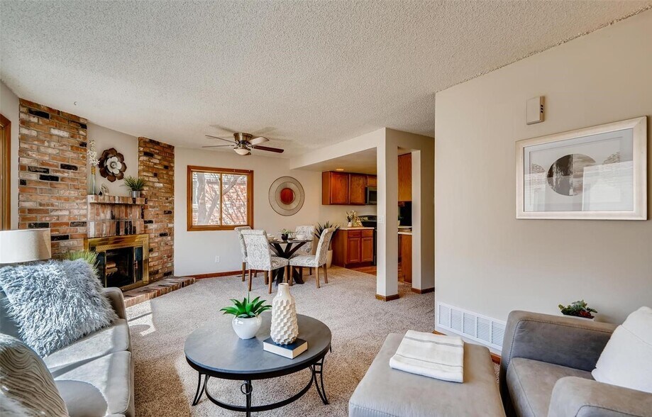 dining room viewed from living room - 4226 S Granby St