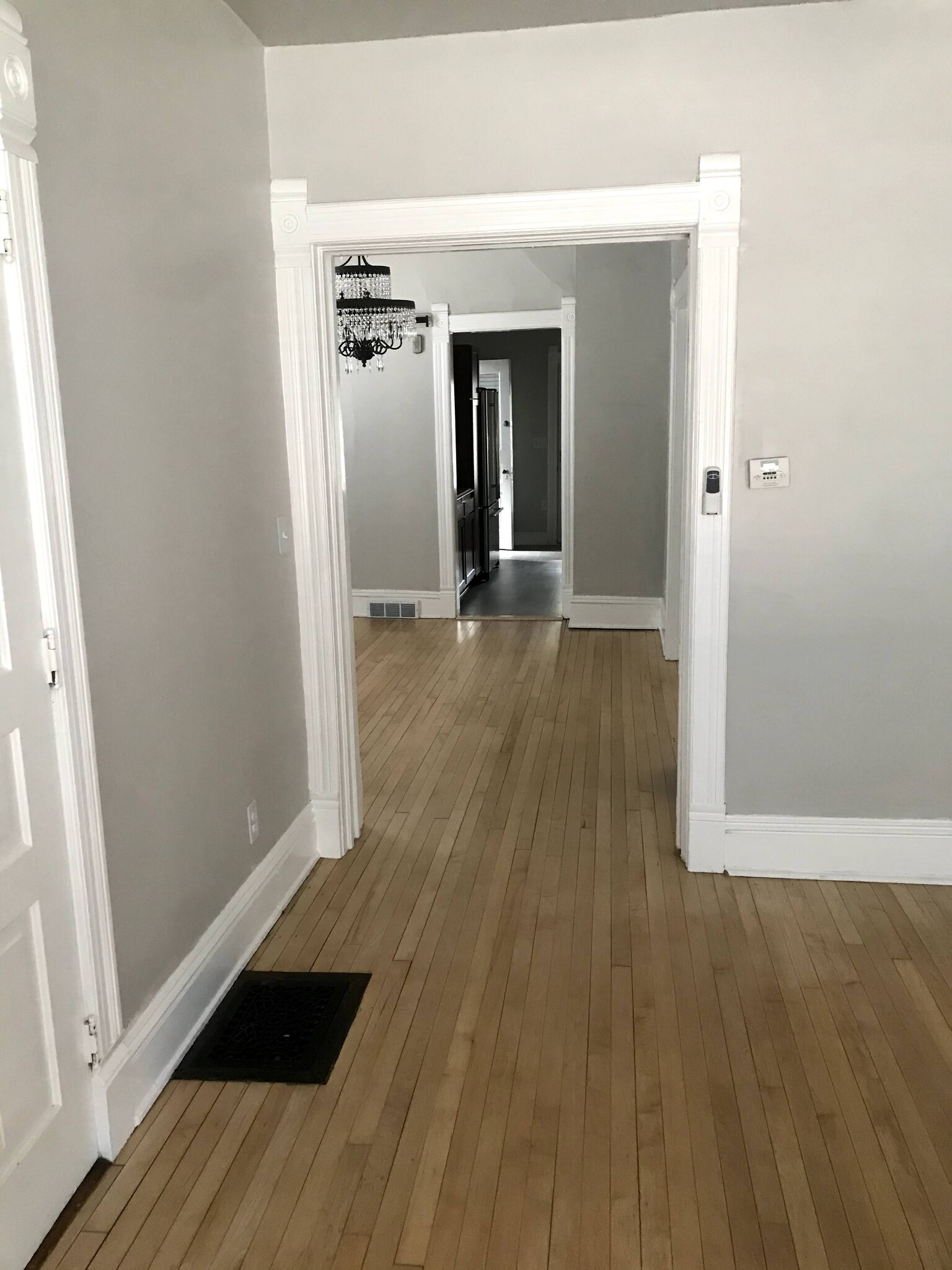 View from Living room towards Kitchen. - 1233 Jenifer St