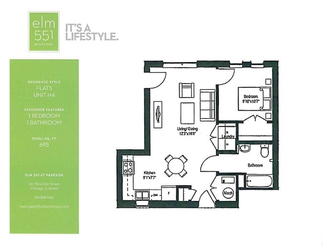 Floorplan - Elm 551 at Parkside