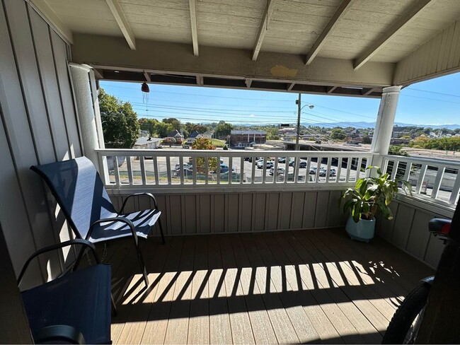 Front porch for tenants of building - 356 Moore St