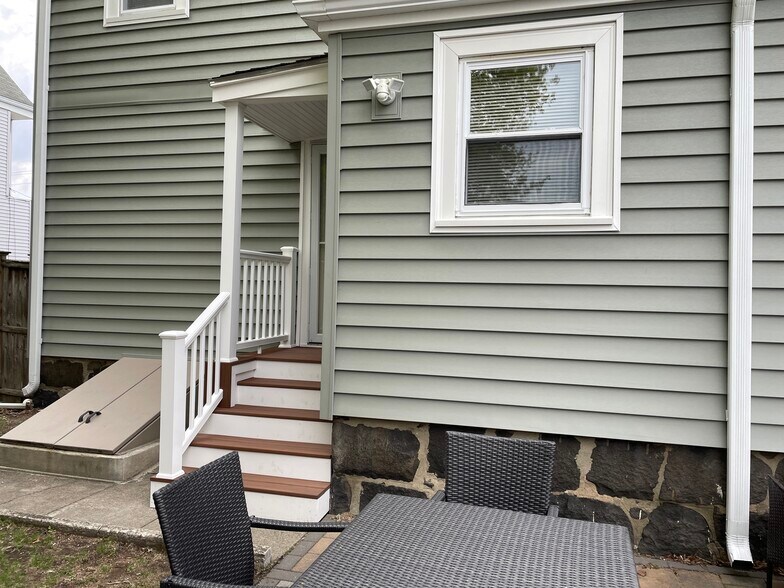 New back porch - 109 Magoun Ave