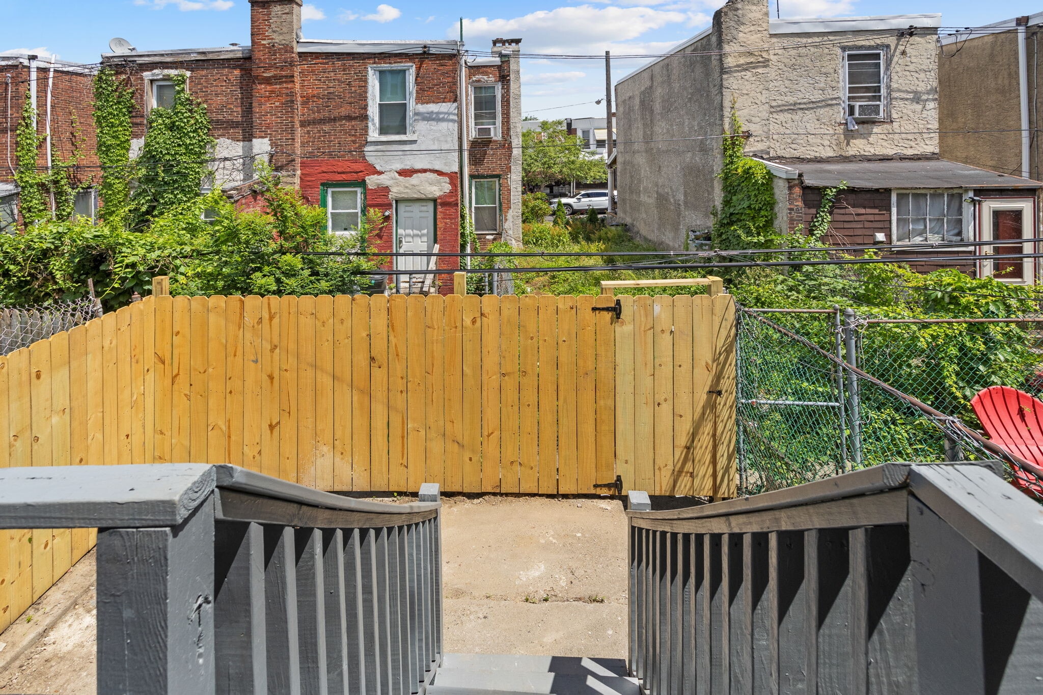 Unit 1 back deck/patio - 811 S 56th St