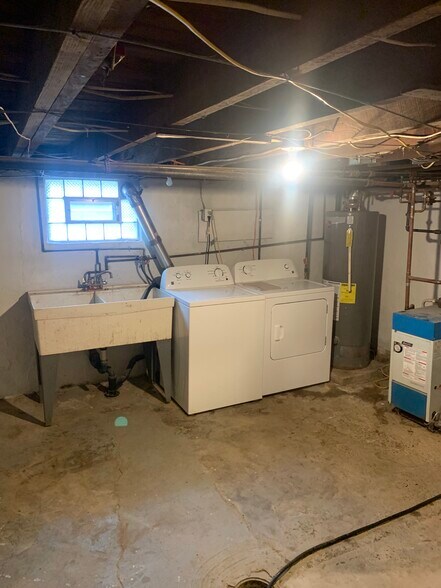 Laundry room and basement - 23 Slate St