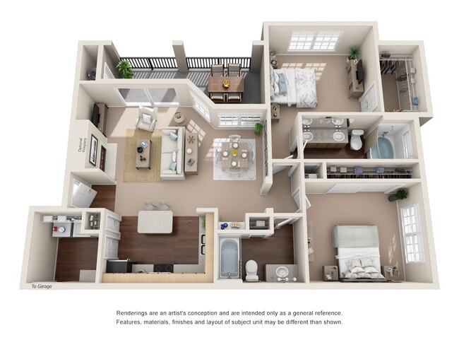 Floorplan - Sonterra Apartment Homes