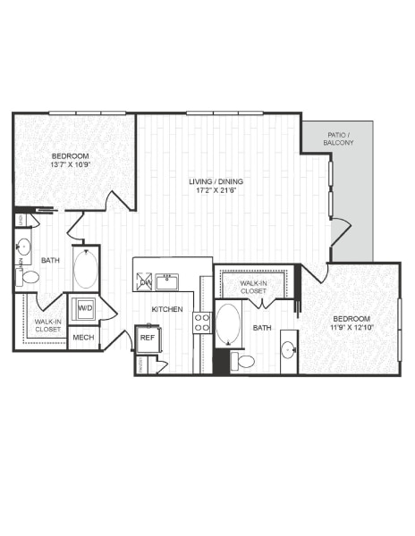 Floorplan - Moda Apartments