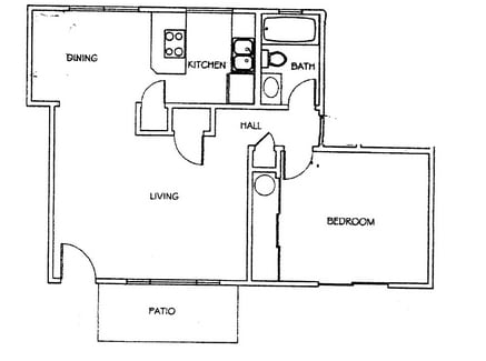 1BR/1BA - Wellington Square