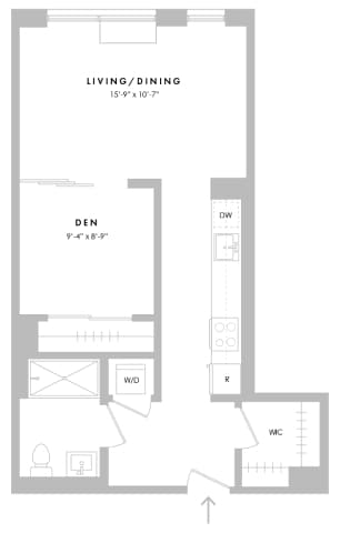 Floorplan - The Hazel Jersey City