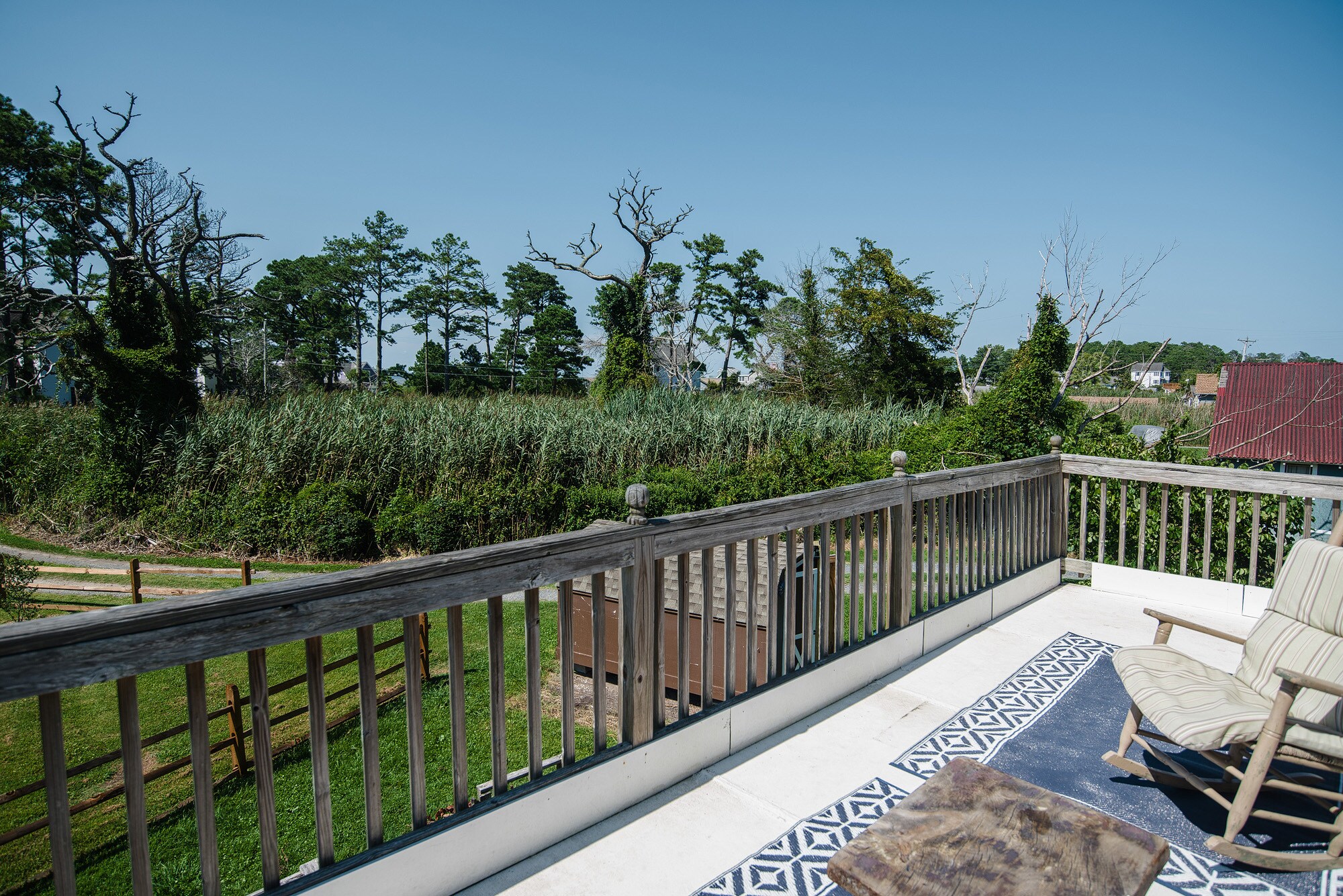 Walkout balcony from the MBR. - 5277 Main St