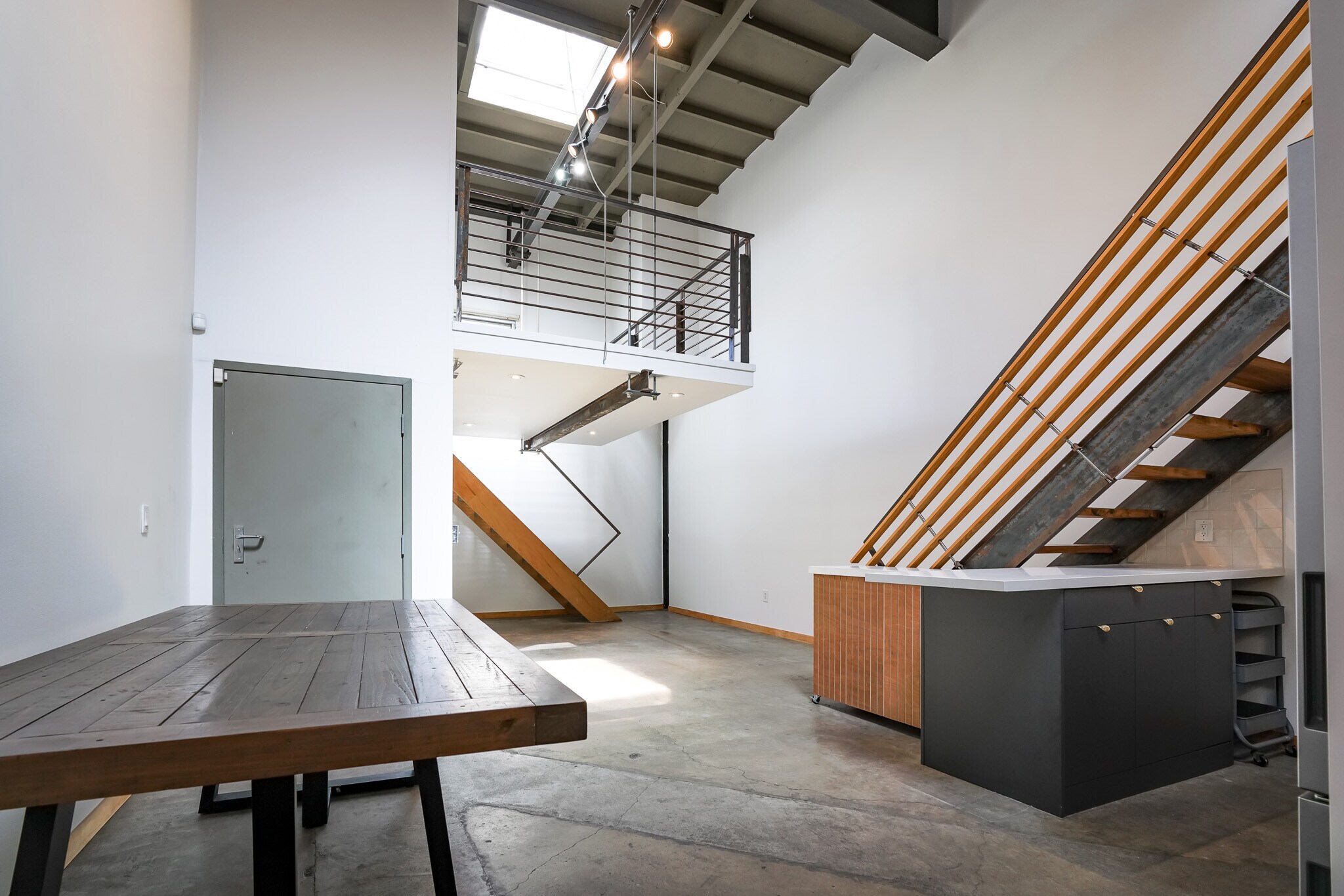 View of Dining Area, Mezz + Living Area - 2323 Magnolia St