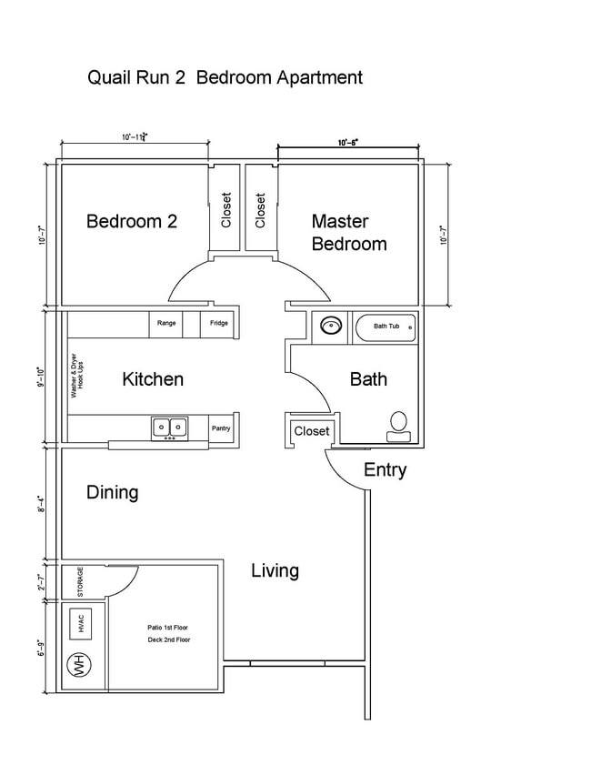 Floorplan - Quail Run at Rivers Edge