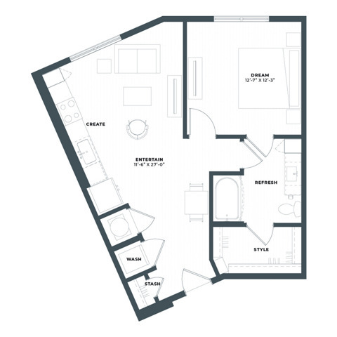 A7 Floor Plan - Midland Gainesville