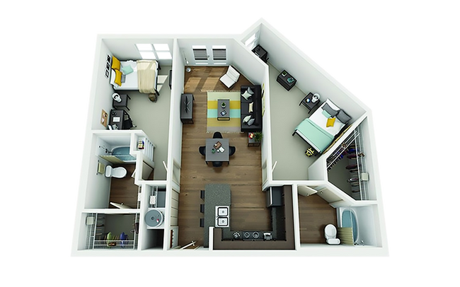 B2-33-North-Apartments-Denton-TX - The Lorimer