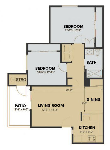 Floorplan - Sonterra Apartments