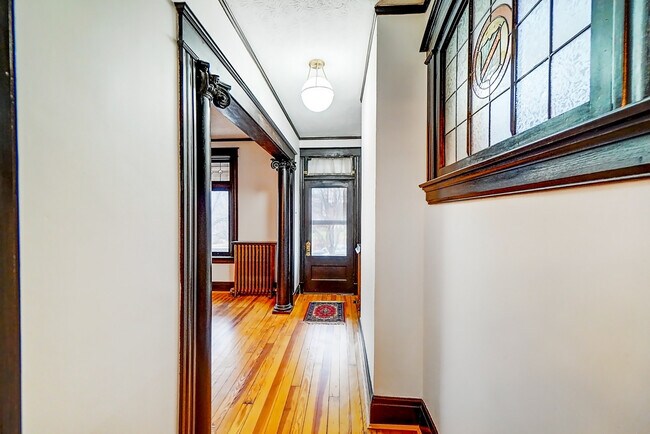 front door and hallway Unit 1 - 312 E 3rd St