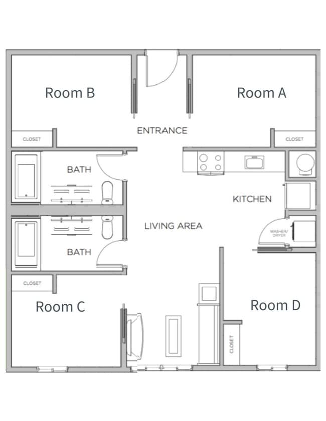 Floorplan - UCity Flats