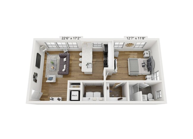 A1 Floor Plan - Anker Haus