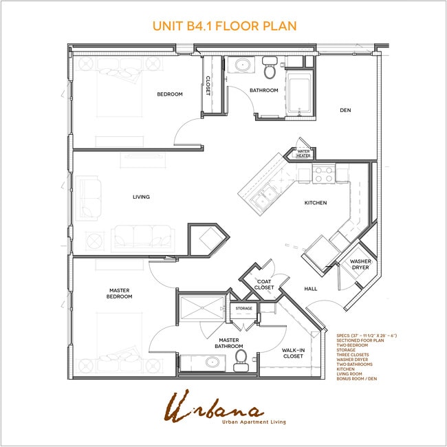 B4 Floorplan - Urbana