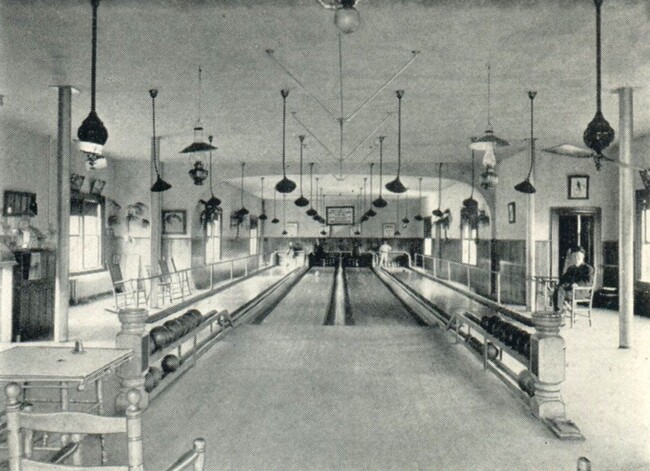 Historic Photo showcasing former bowling alley on main level - 9 River Street