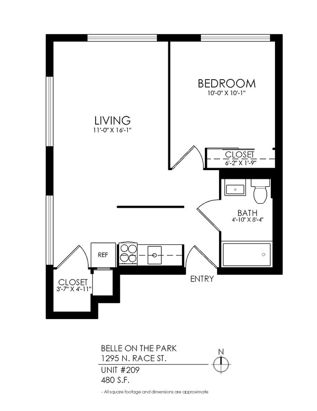 Floorplan - Belle on the Park