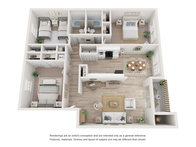 Floorplan - Dunwoody Glen