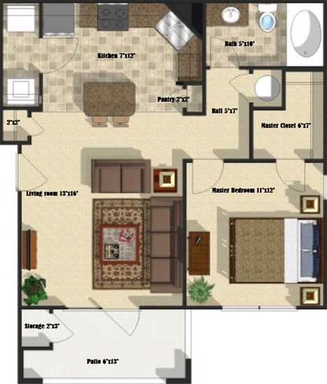 Magnolia - Brookstone Park Apartments