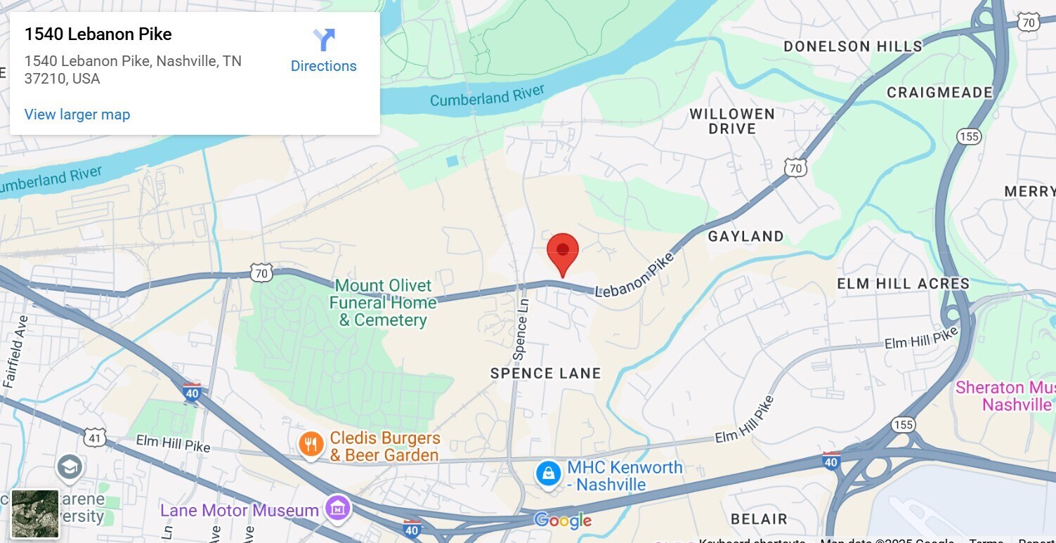 Area Map - 1540 Lebanon Pike