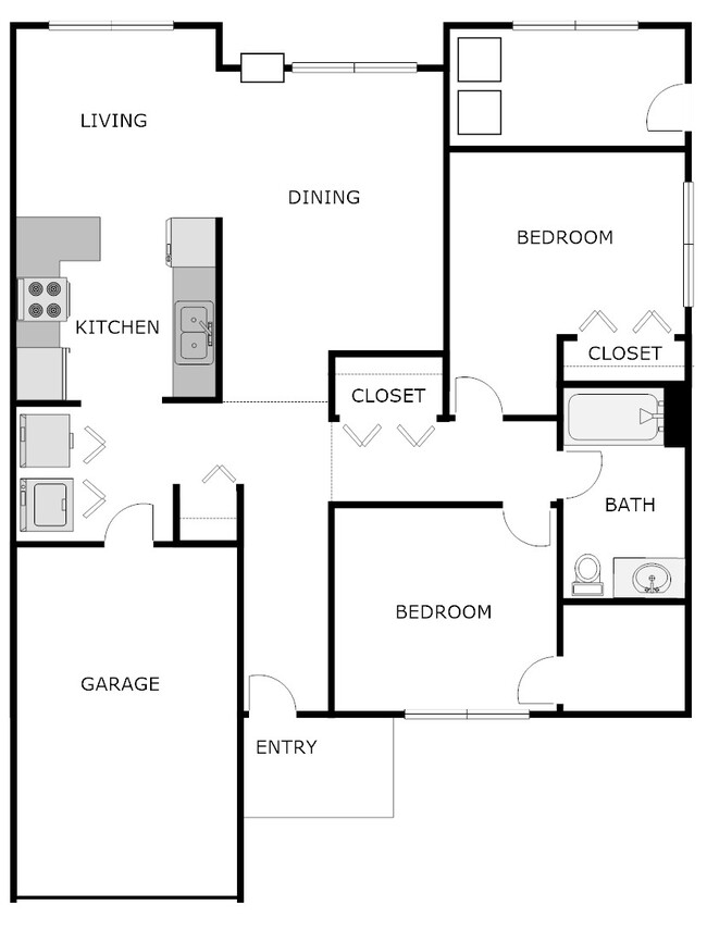 Floorplan - PARKSIDE TOWNHOMES OF ROCHESTER