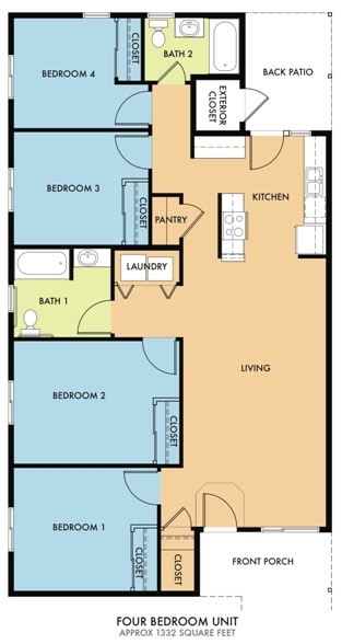 4BR/2BA - McCallister Village