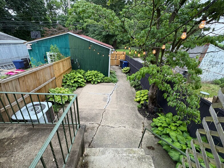 Backyard and Garage - 1441 Lawrence Rd