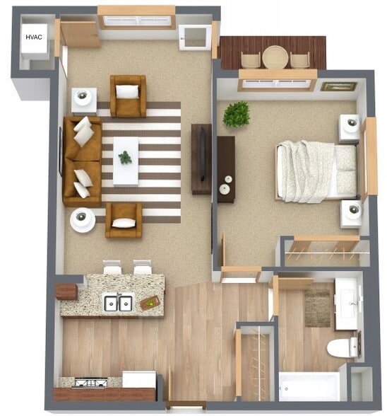 Floorplan - Stone Meadow Apartments