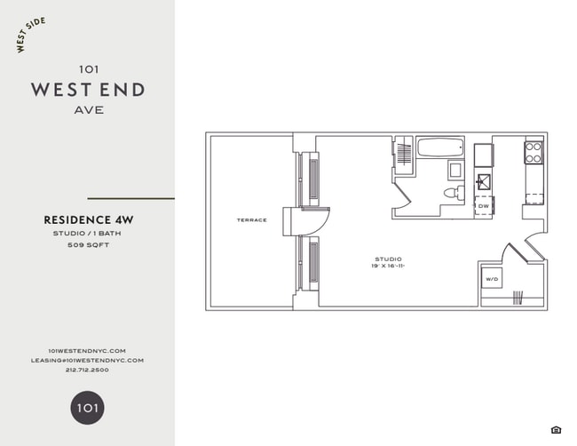 Floorplan - 101 West End Avenue