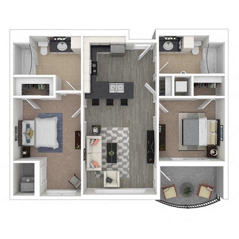 Floorplan - Studio One Apartments