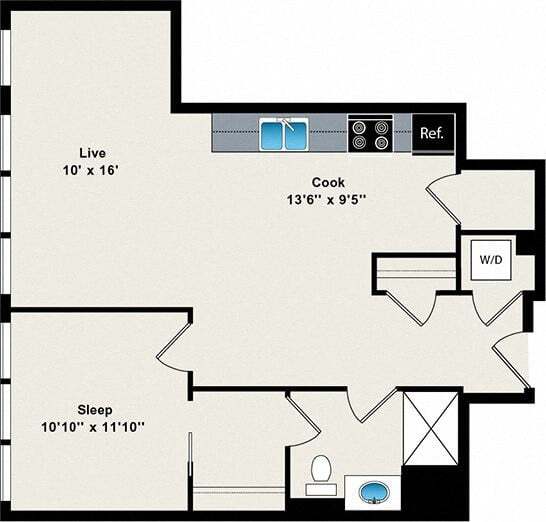 Floorplan - Reside on Green Street