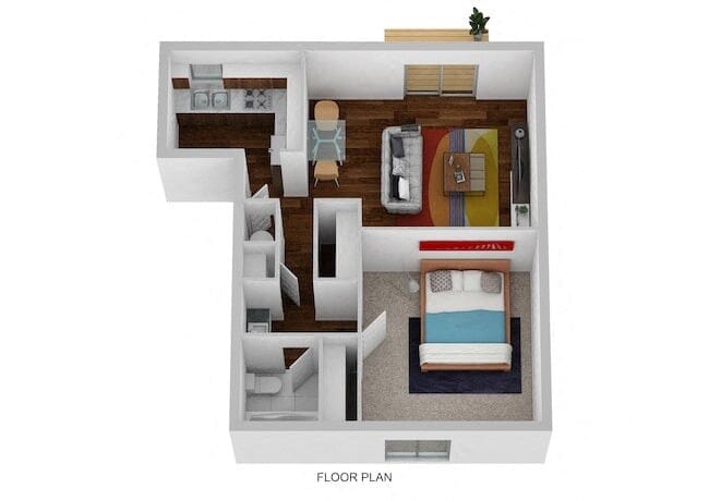 Floorplan - Indian Creek Apartments and Townhomes