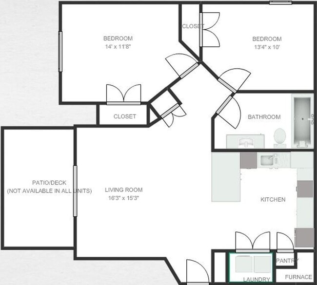 Building Photo - $1,125 | 2 Bedroom, 1 Bathroom Condo | No Pets | Sublease* | Available for a June 5th, 2026 Move In!