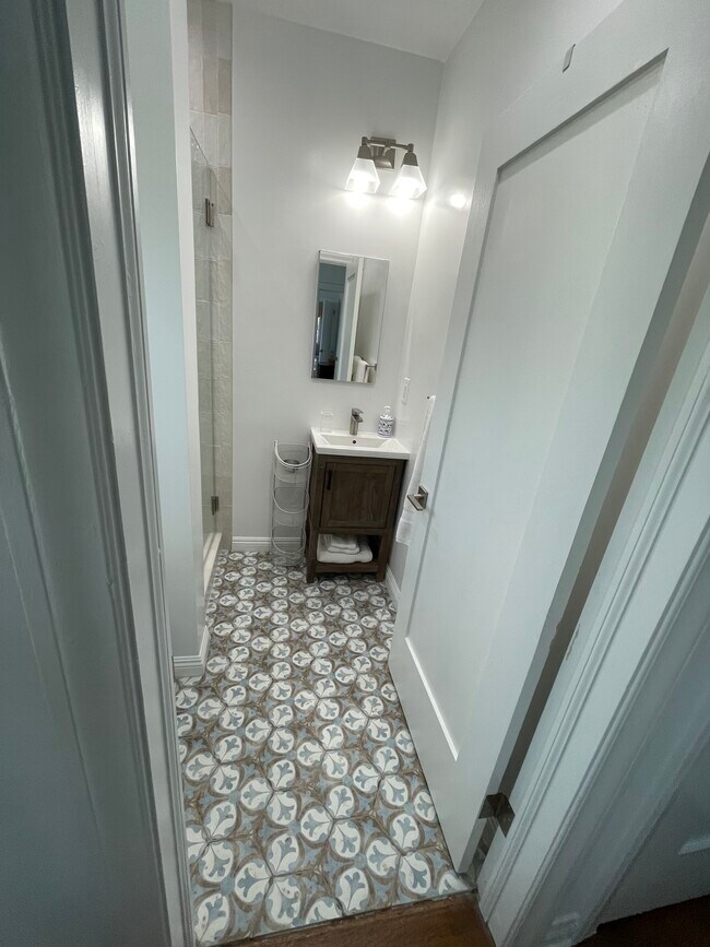 Just renovated bathroom - 601 S Sweetzer Ave