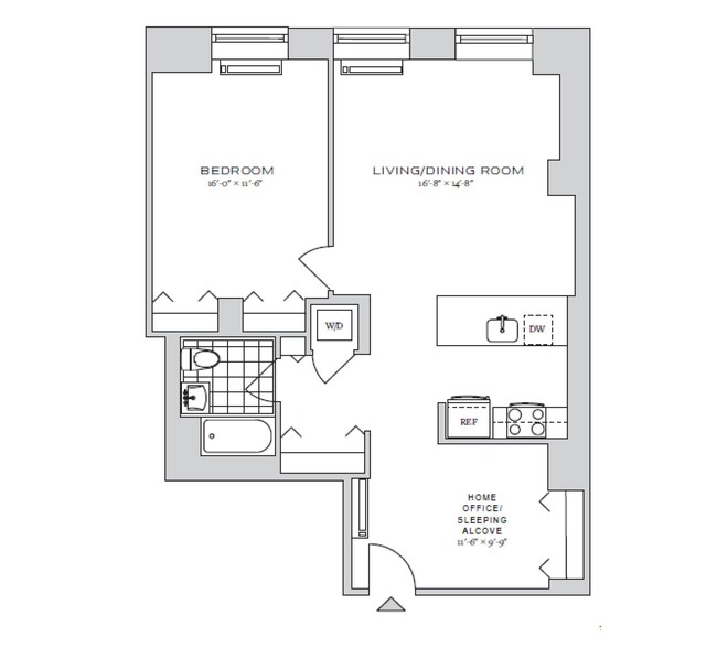 Floorplan - 70 Pine Apartments