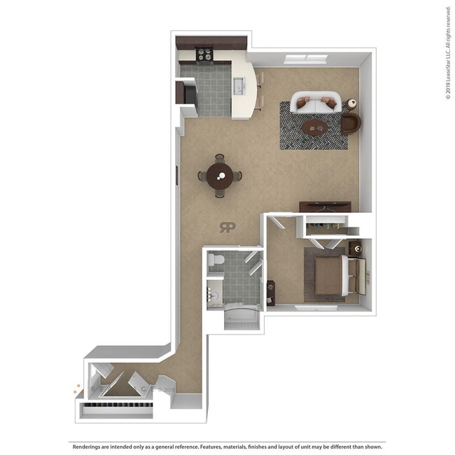 Floorplan - Curtain Lofts  1371