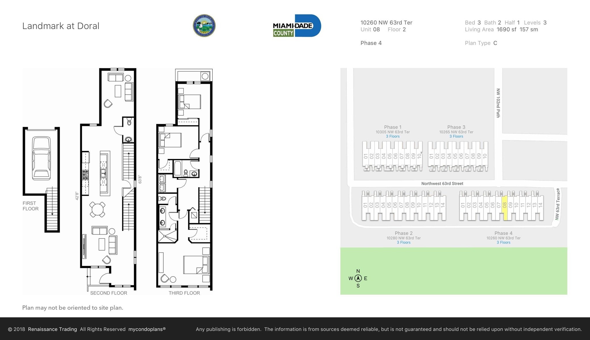 Unit Floor Plan - 10260 NW 63rd Ter