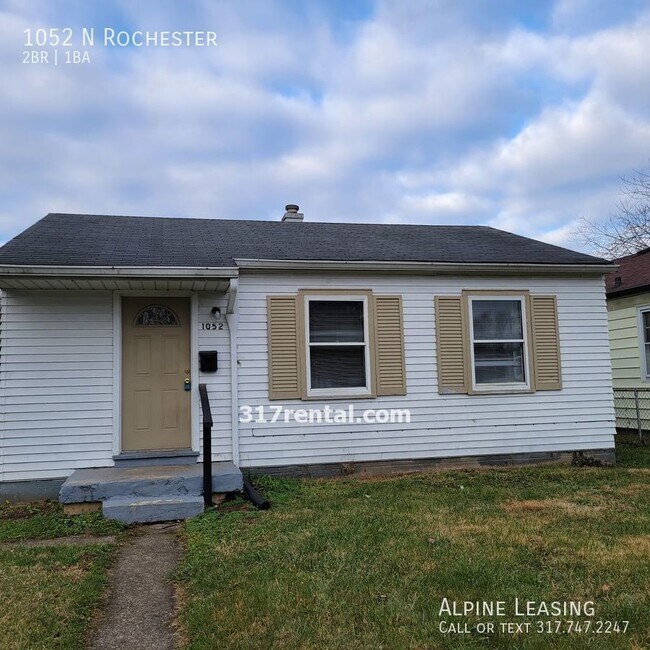 West Side 2BR House for LEASE! 1052 N Rochester Ave Indianapolis IN