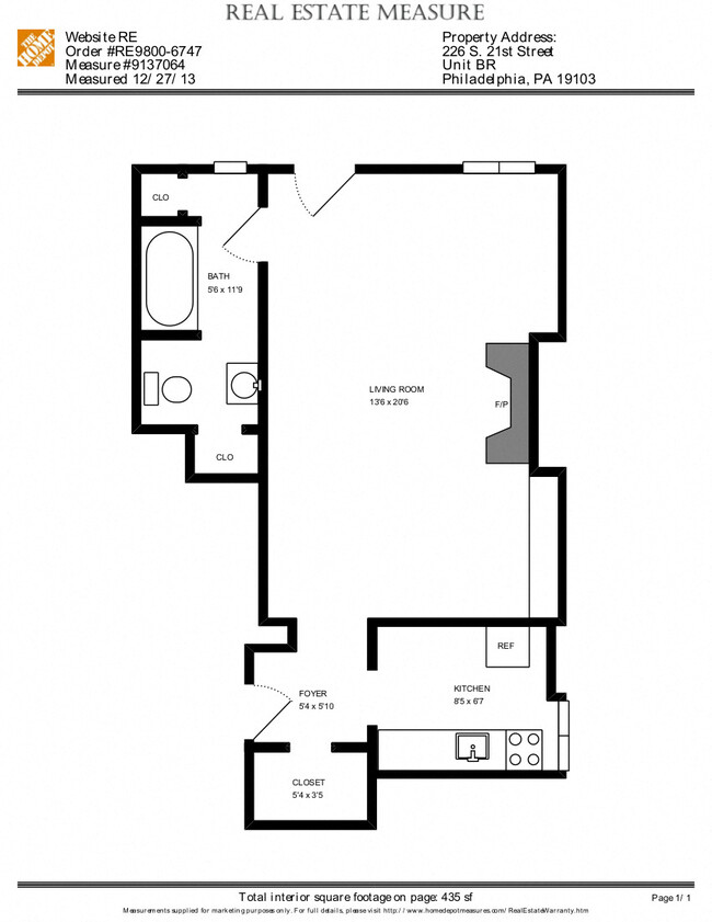 Floorplan - 226 South 21st St