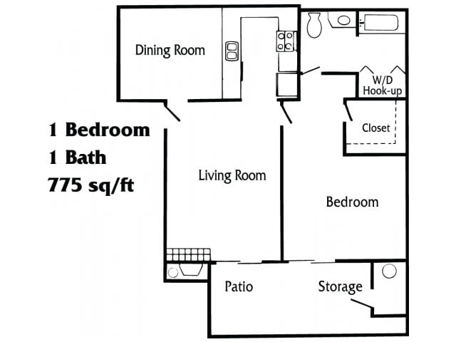 1BR/1BA - Vintage Creek Apartments