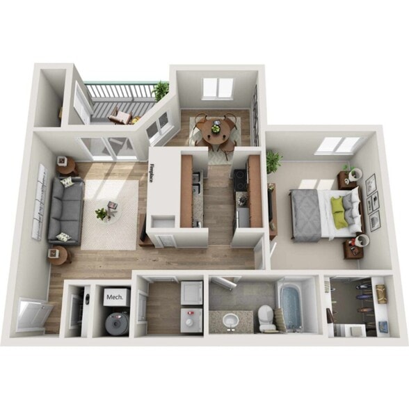 Interior Photo - Northwoods Apartments