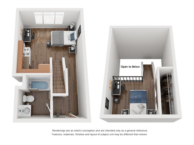 Studio w/ Loft - Allston Place Apartments
