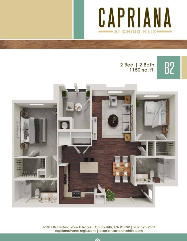 Floorplan - Capriana at Chino Hills