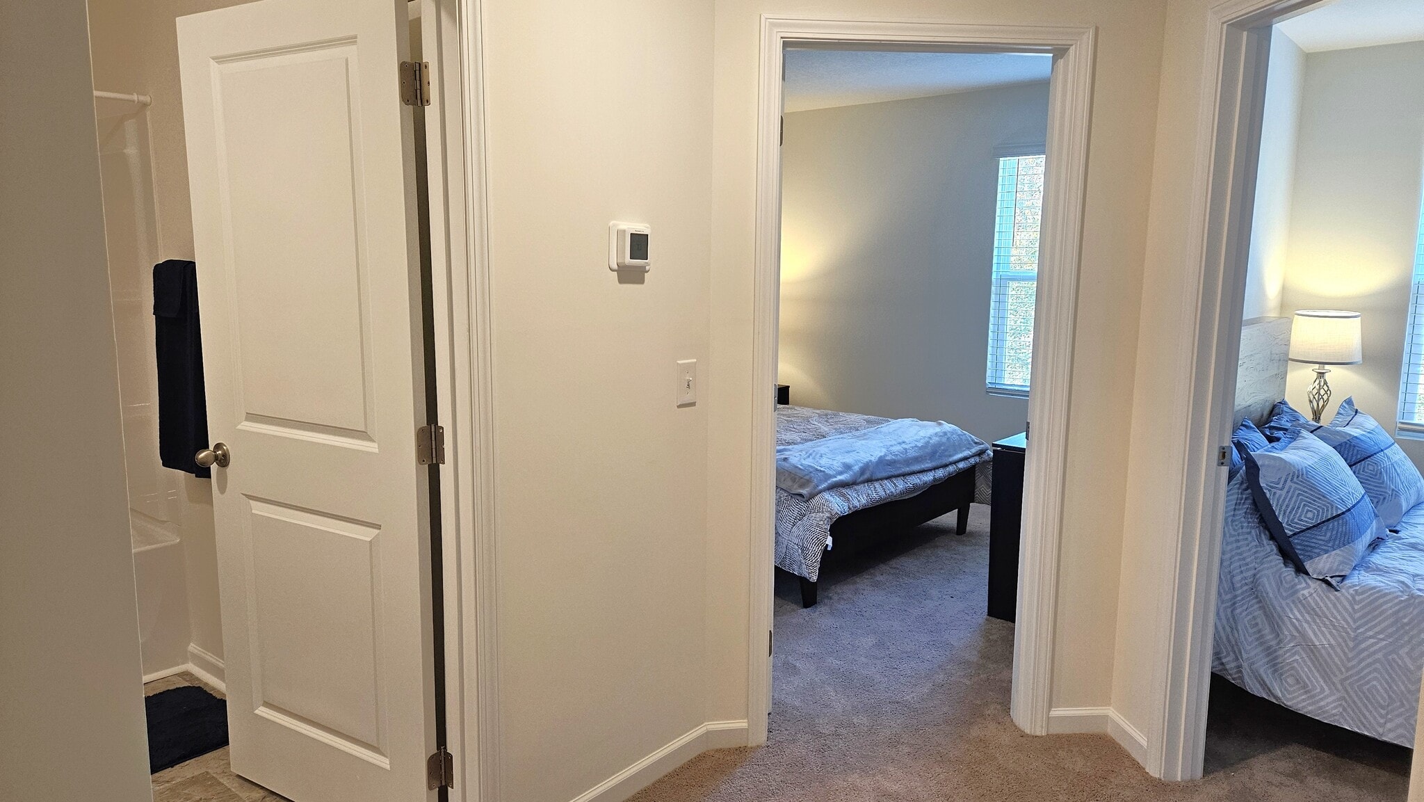 Hall, guest bathroom, 2 bedrooms - 1106 Saylors Pl