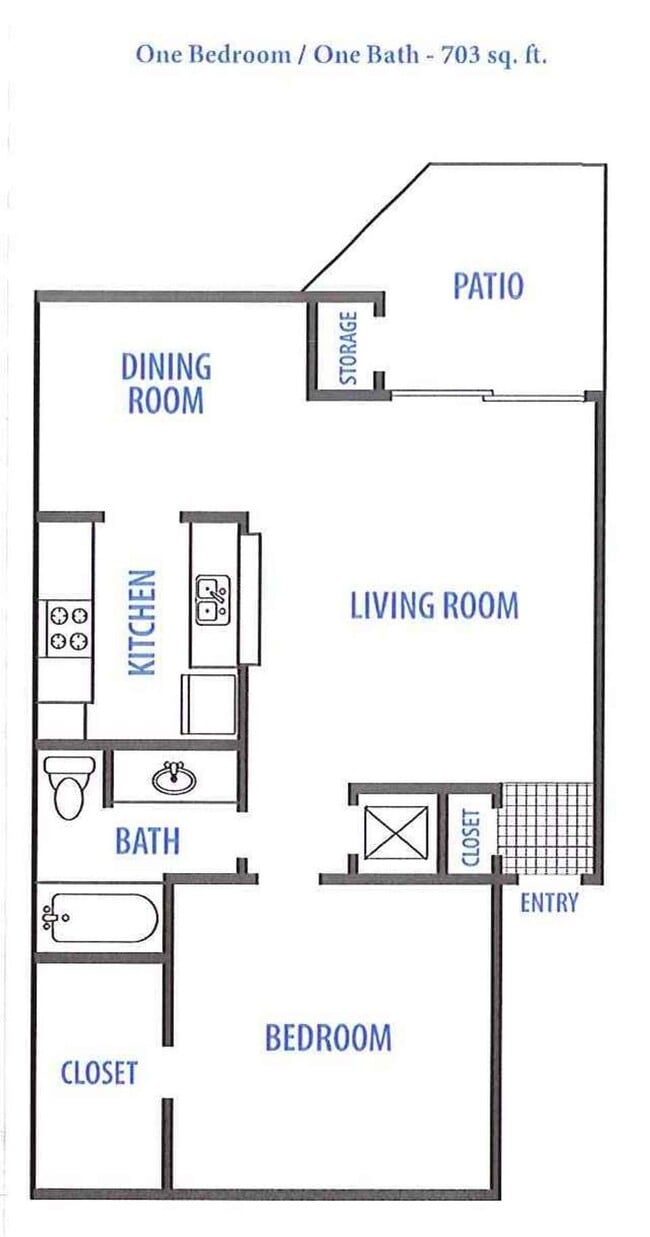 Floorplan - The Landing Apartments