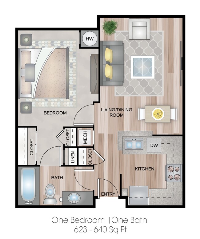 Floorplan - Victoria Park Jaycees Senior Apartments