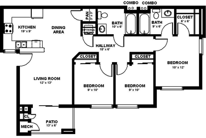 3BR/2BA - Summercrest