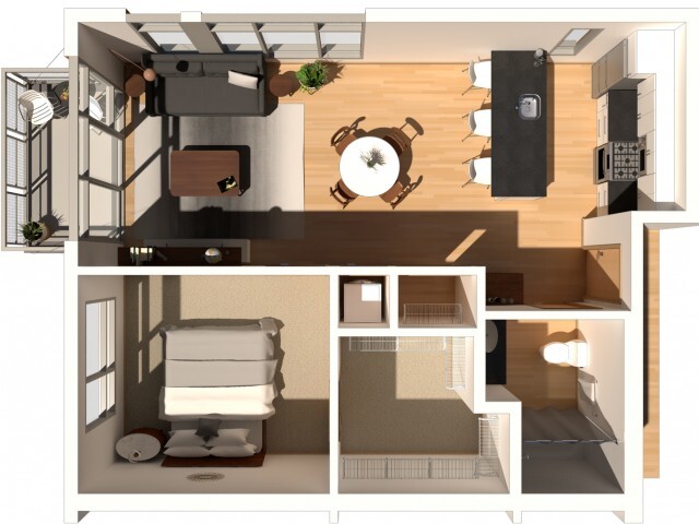 Terra - 1 Bed / 1 Bath - 700 SF - Encore